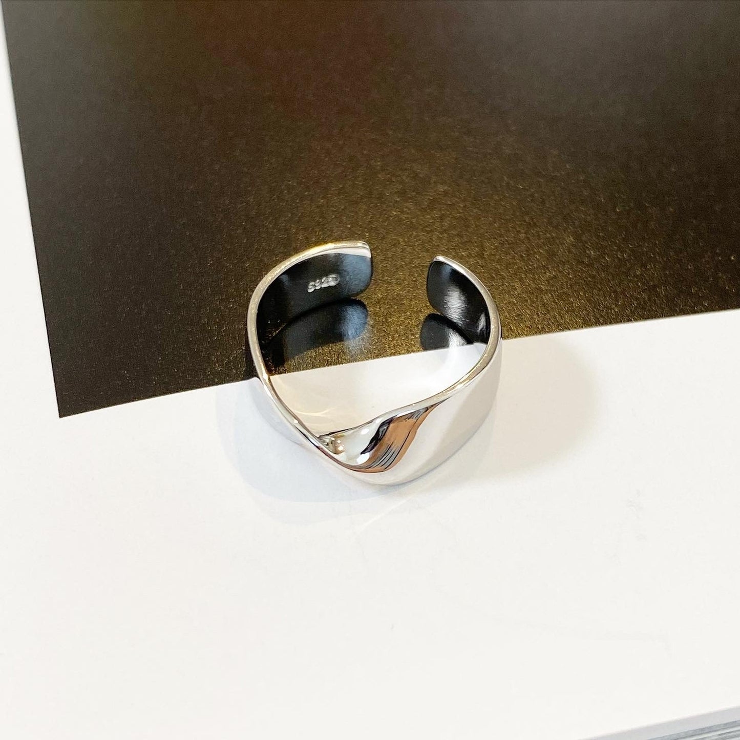 silver925ねじりリング30