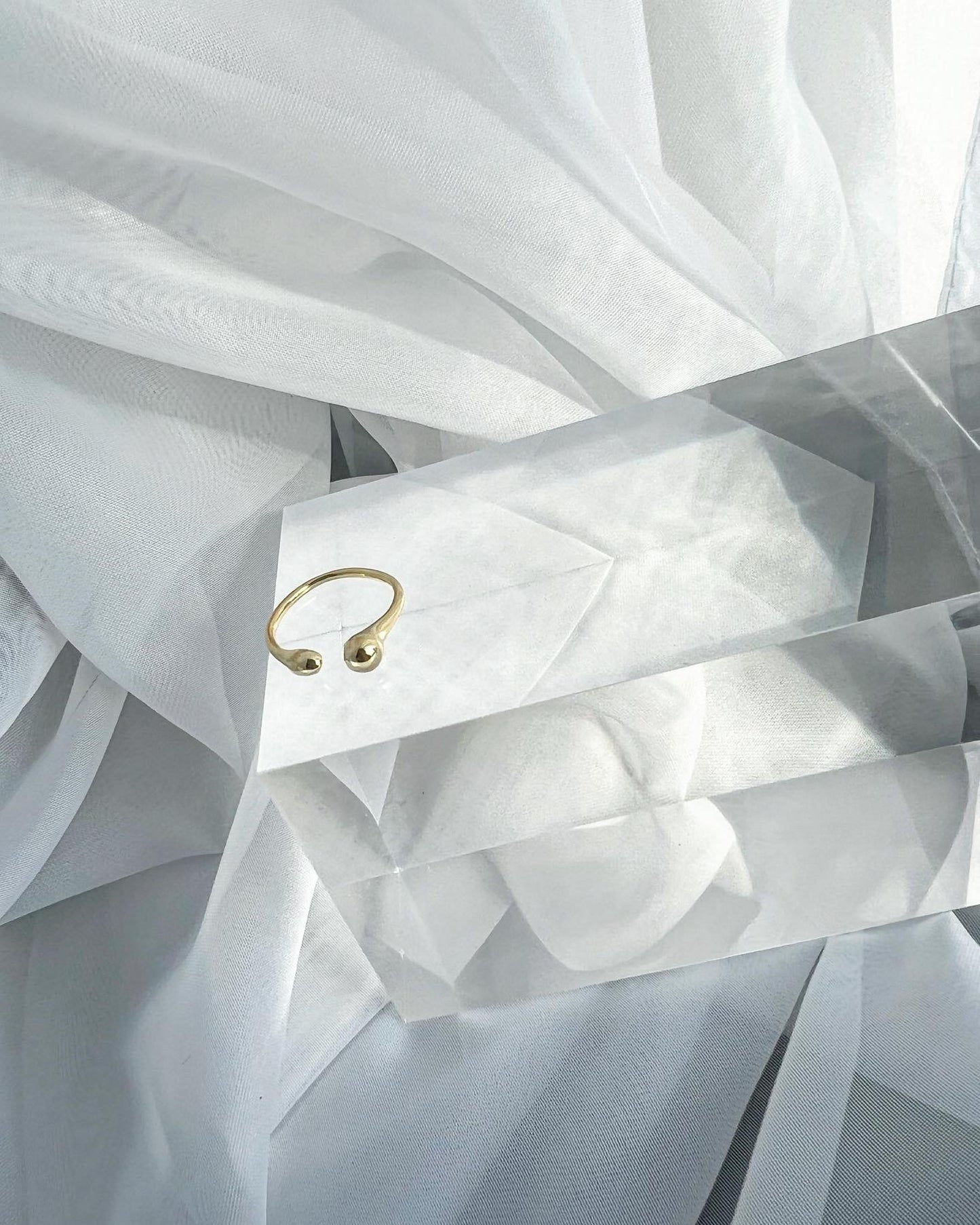 18k silver925 dot ring 1