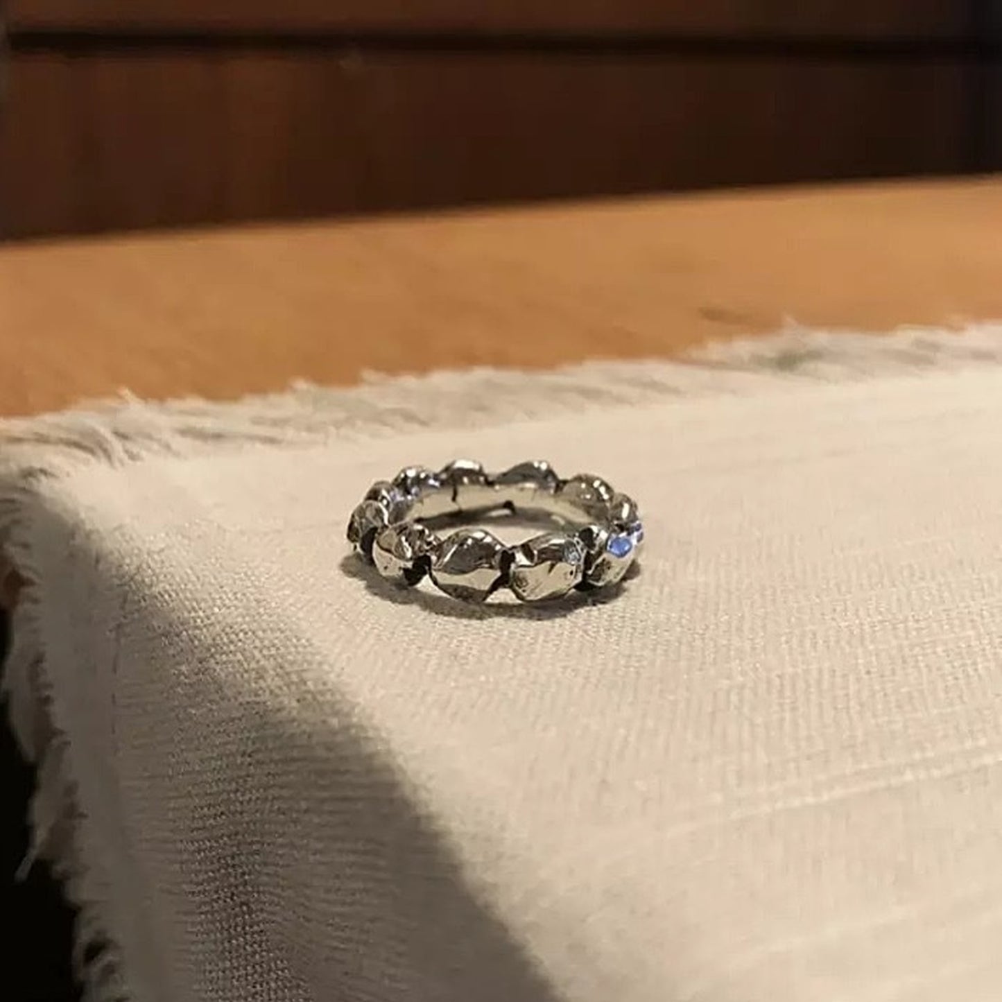 silver925ストーンモチーフリング57