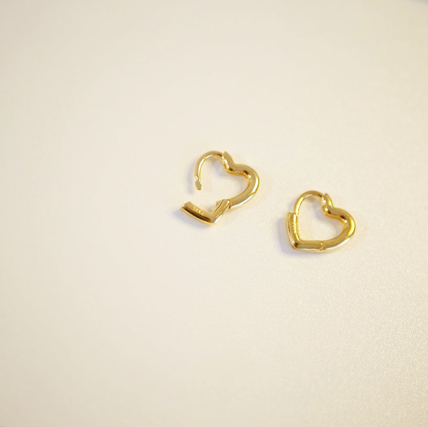 18k silver925 petit Heart pierce