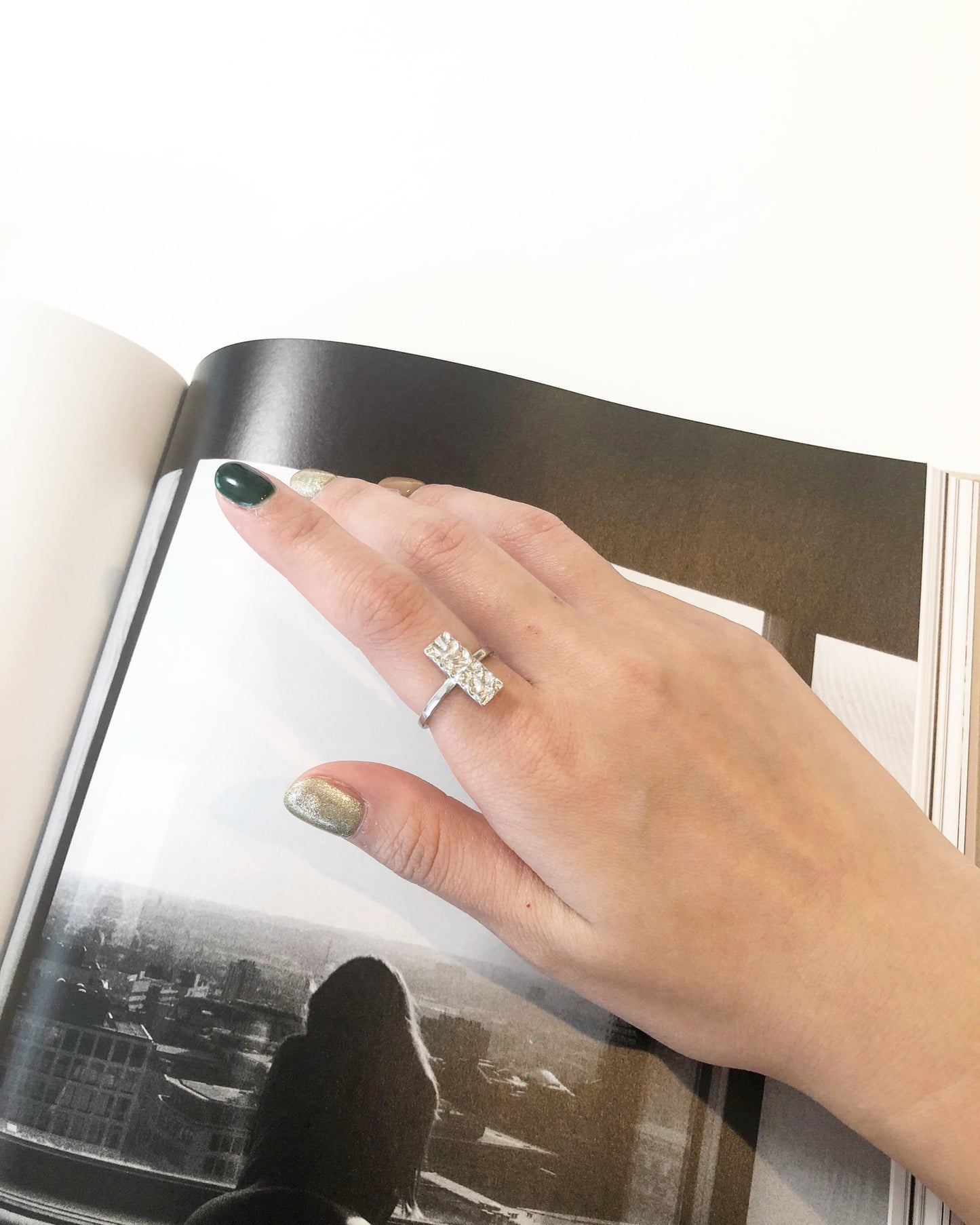 silver925デザインリング55