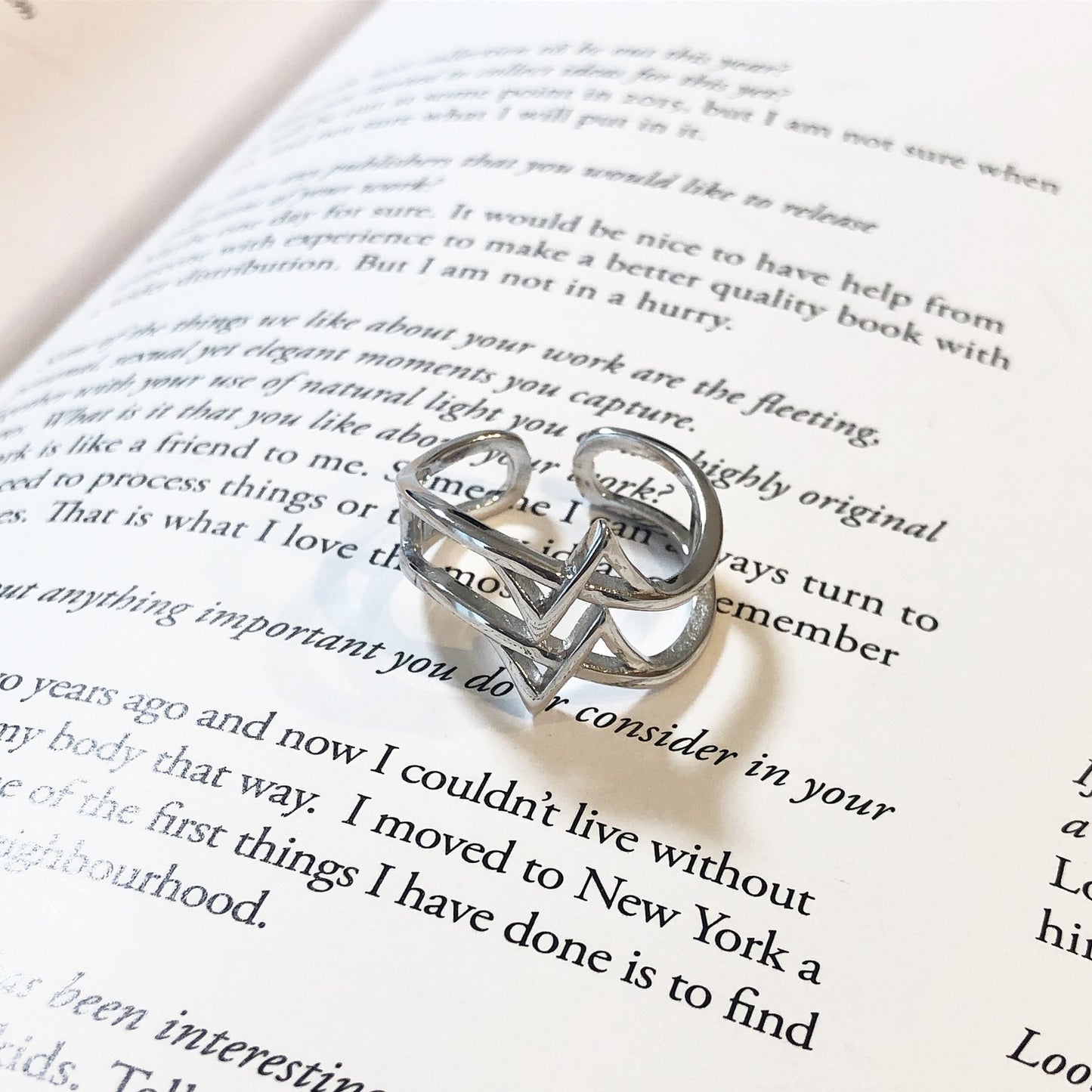 silver925デザインリング56