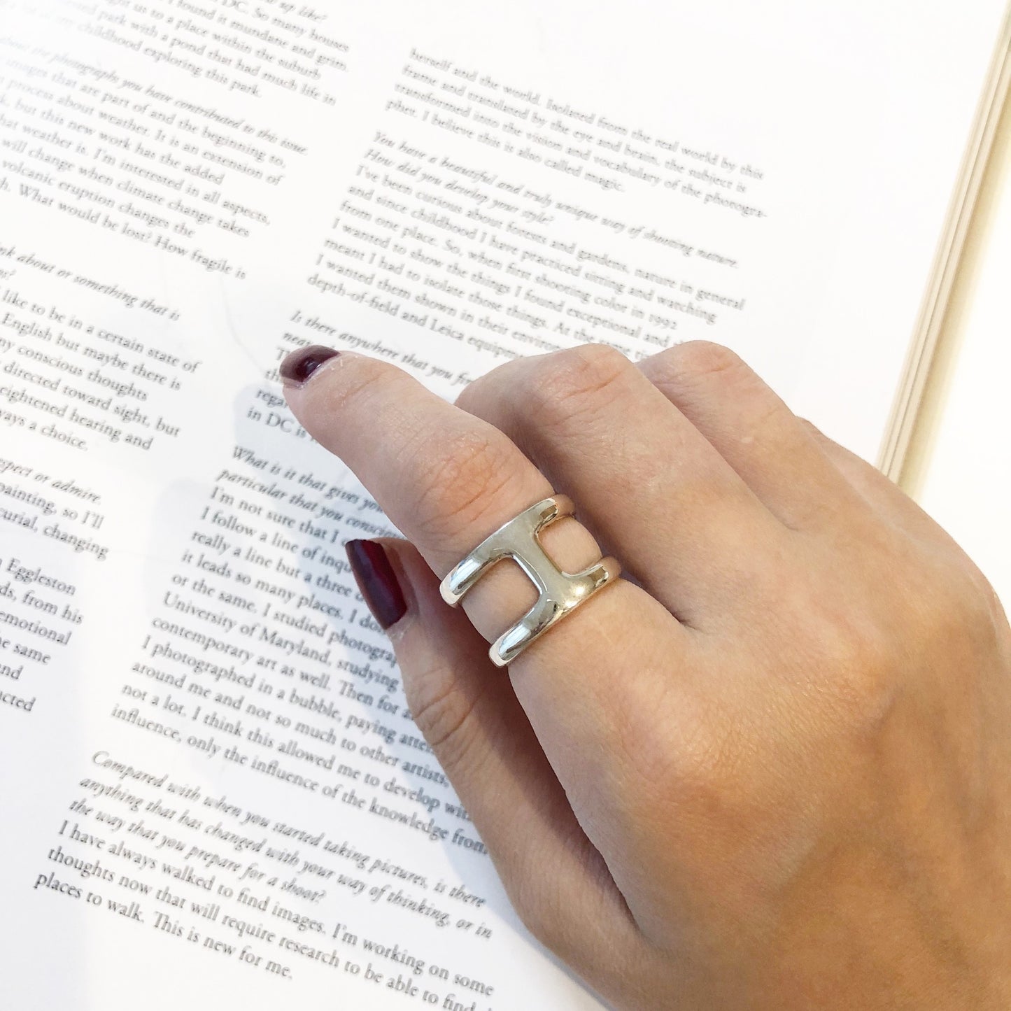 silver925リバーシブルリング87