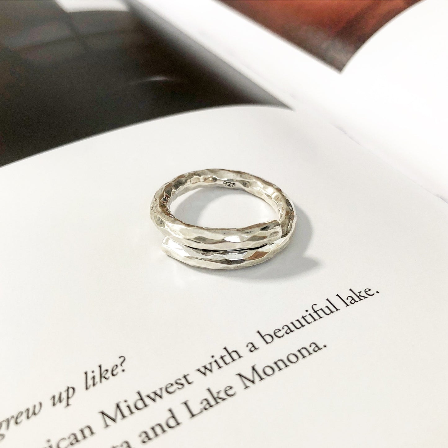 silver925 miel original handmade ring 6