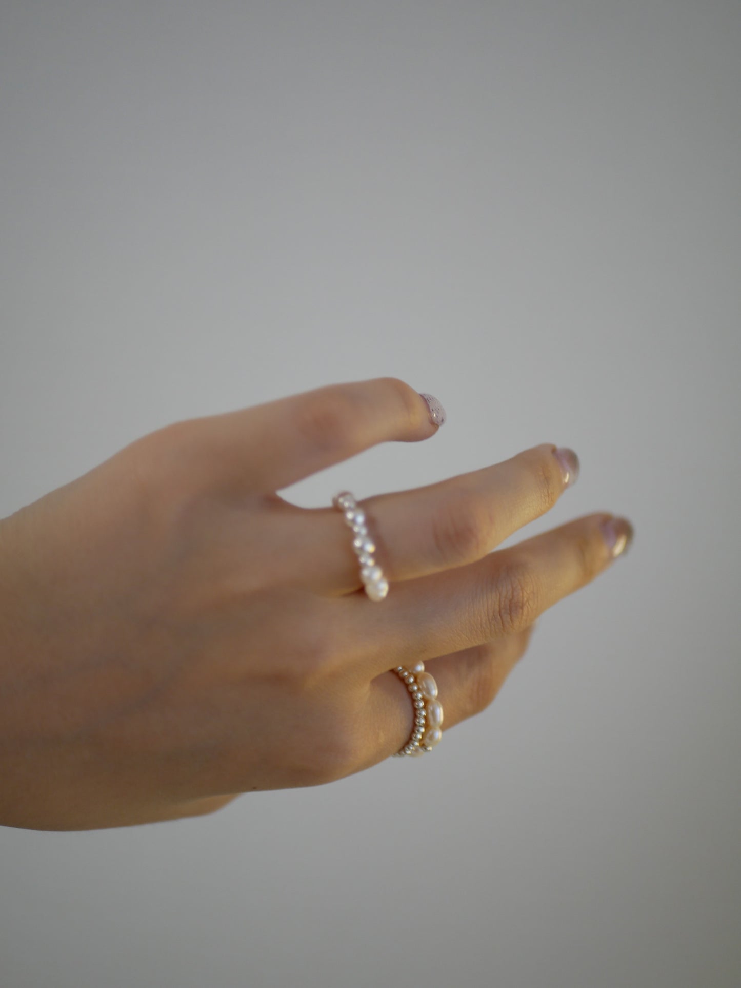 silver925 baroque Pearl ring71