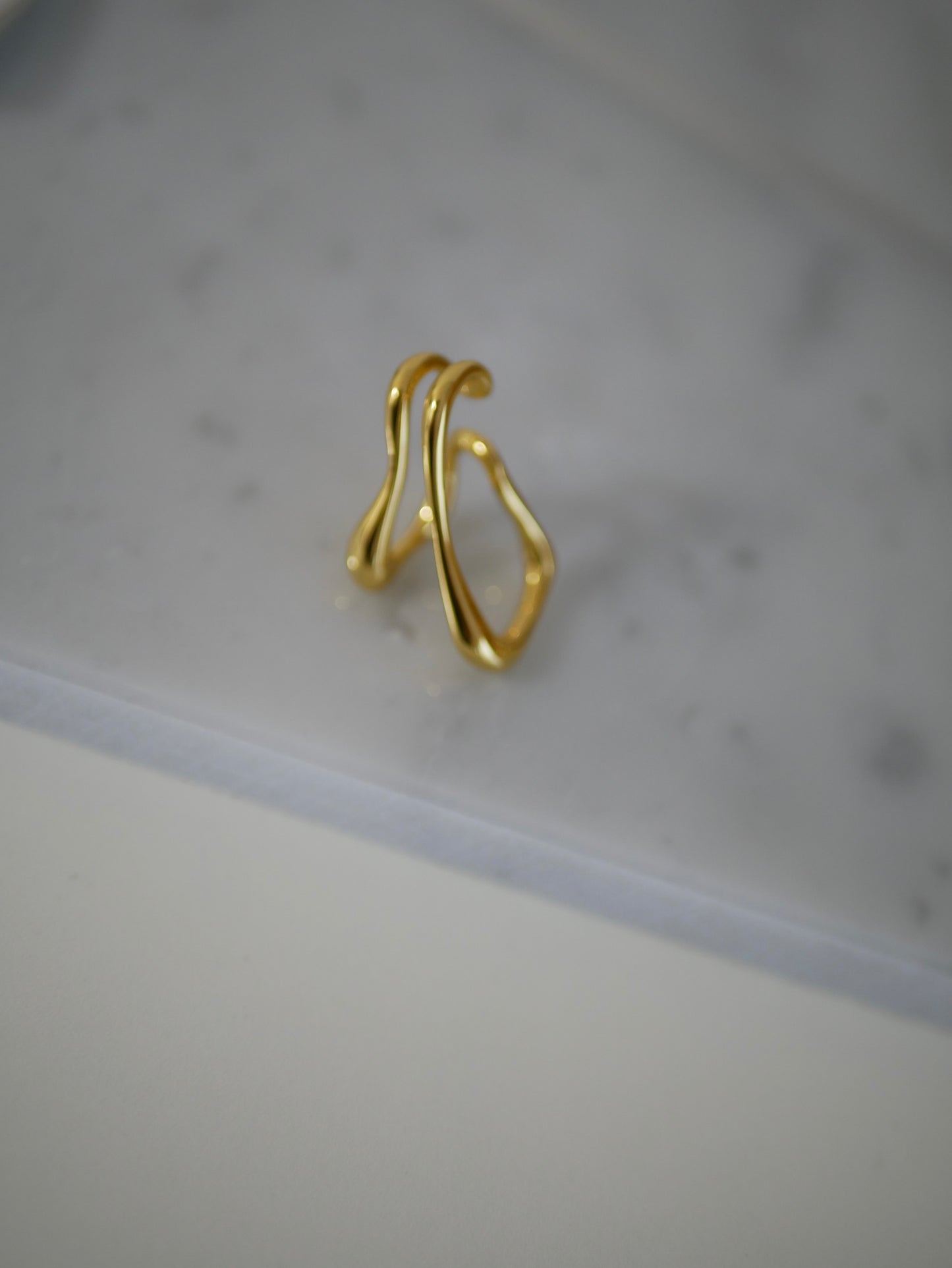 18k silver925 ear cuff