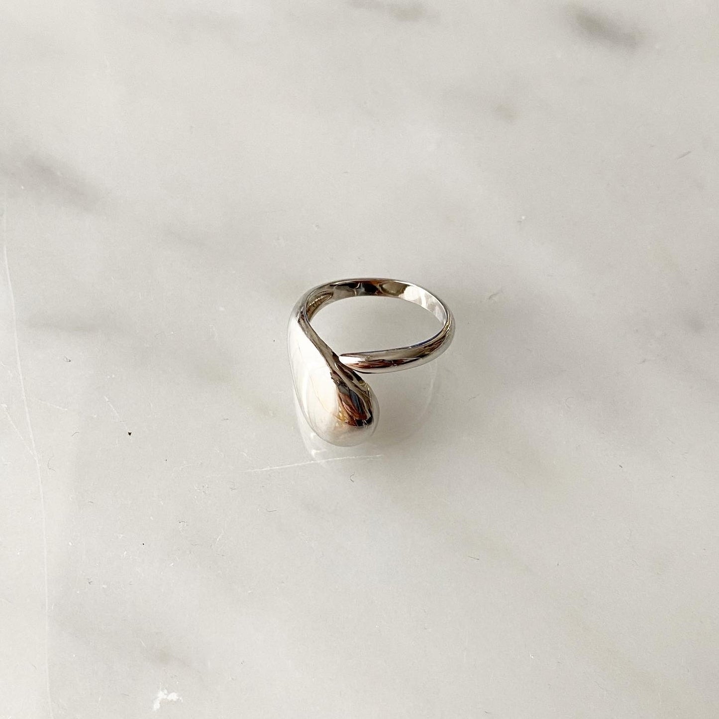 silver925 tear ring 30