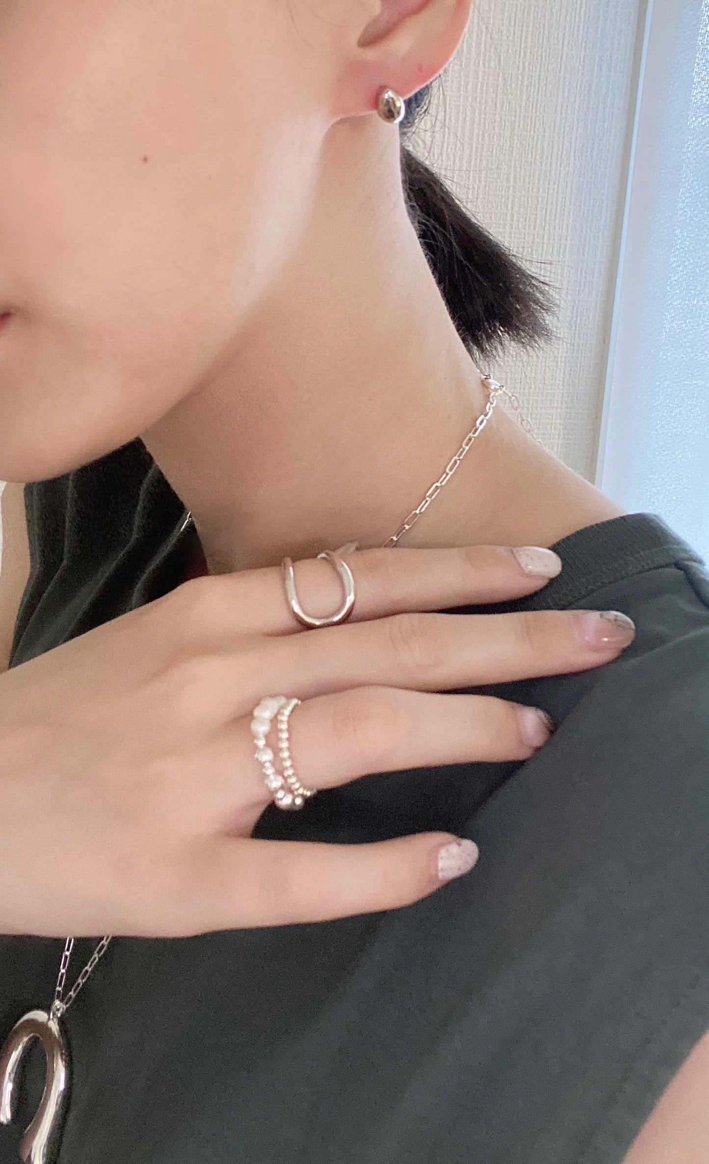 silver925 nuance ring75