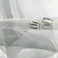 silver925 triple loop pierce