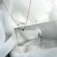 18k silver925 petit heart necklace