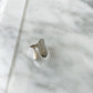 silver925 mirror asymmetry ring