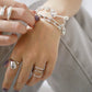 silver925 tear ring 30