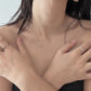silver925 petit heart necklace