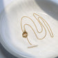 18k coating Pearl alloy necklace
