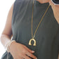 18k coating alloy necklace