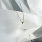 18k silver925 petit heart necklace