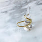 18k silver925 double finger ring 1