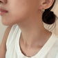 silver925 triple loop pierce