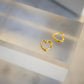 18k silver925 petit Heart pierce