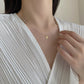 silver925 18k combi necklace