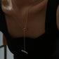 18k coating Pearl alloy necklace